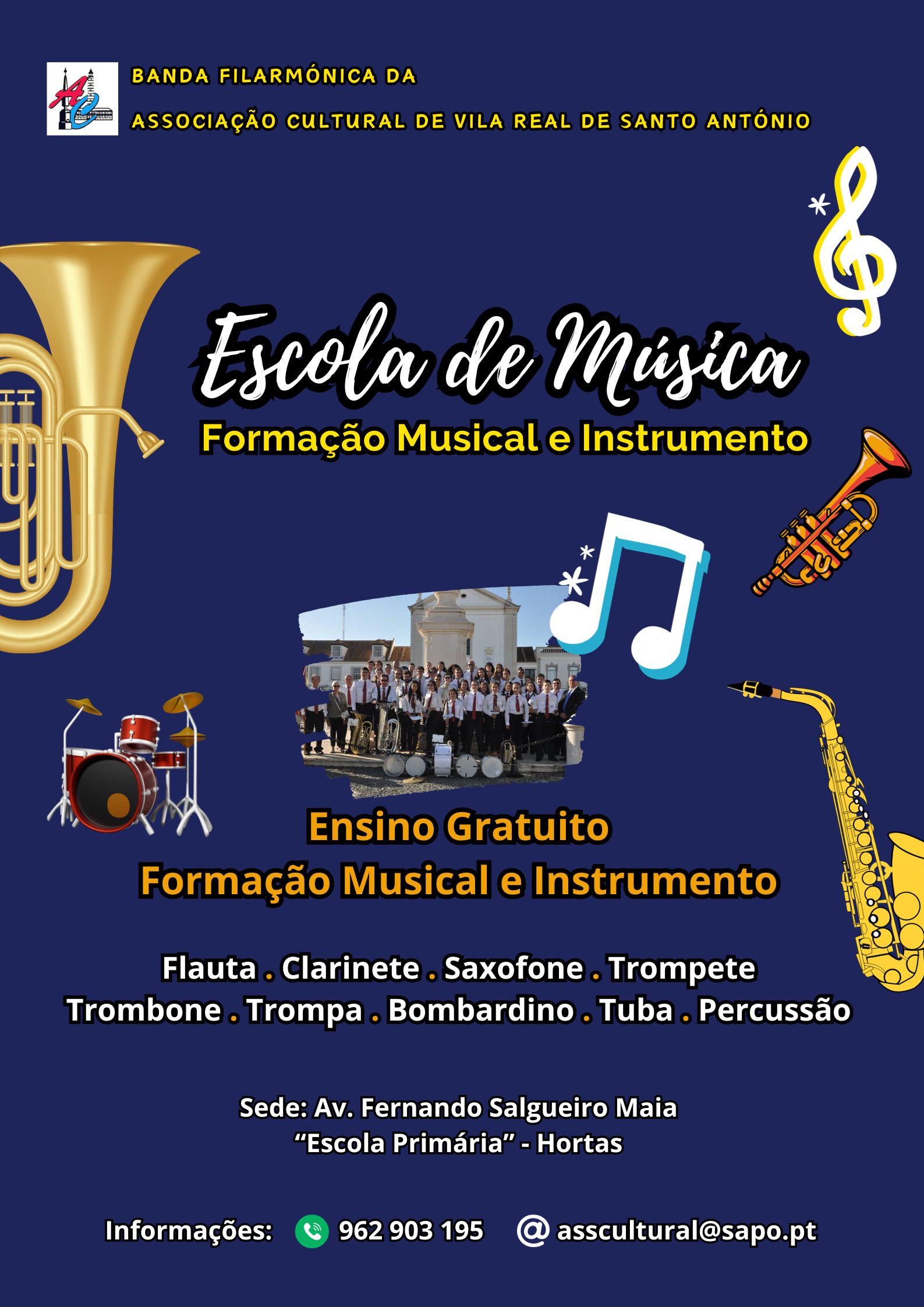 Escola de música Banda Filarmónica da Associação Cultural de Vila Real de Santo António